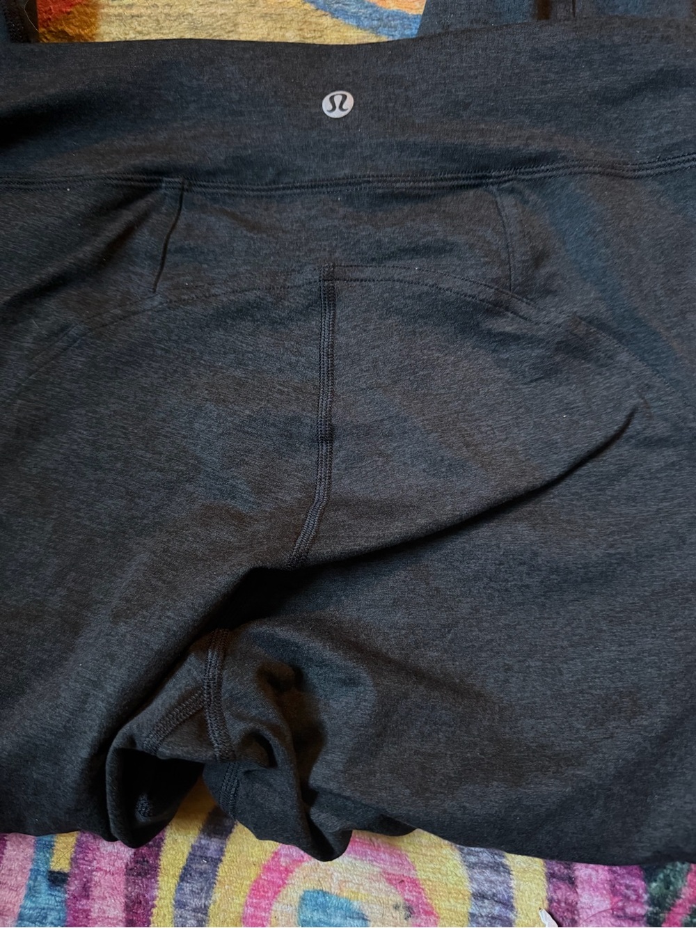 lululemon athletica Black High-Rise Leggings with Side Pockets